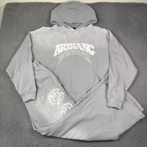 BTS Arirang Tour US Exclusive Hoodie Sweatpants Sweat Suit Set Adult L Gray